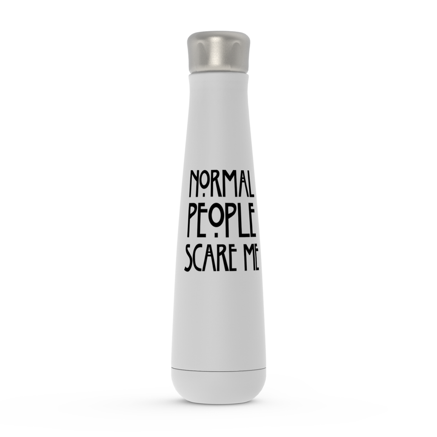 Normal People Scare Me Peristyle Water Bottles