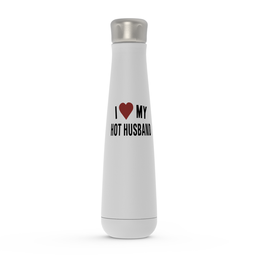 I Love My Hot Husband Peristyle Water Bottles
