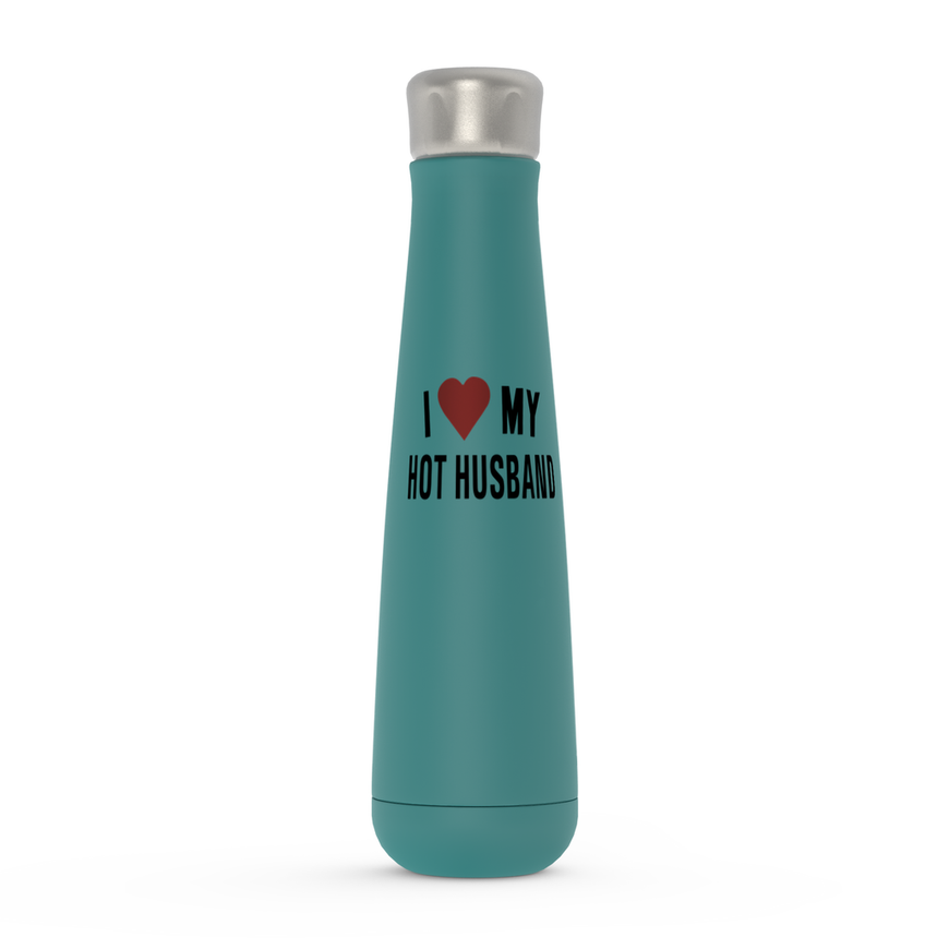 I Love My Hot Husband Peristyle Water Bottles