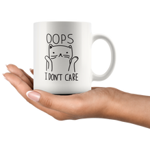 Oops I Don't Care Coffee Mug