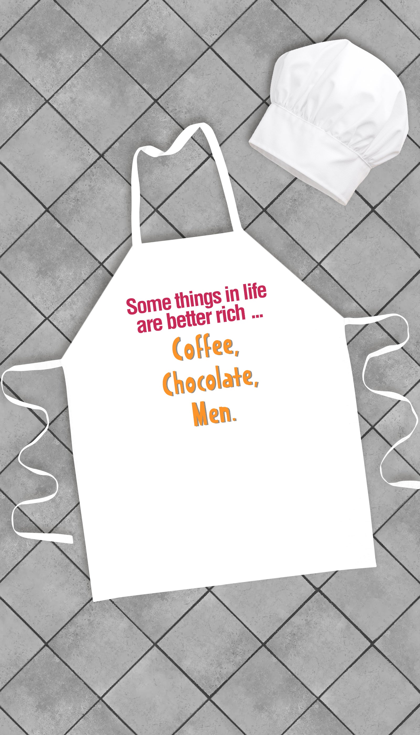 Some Things In Life Are Better Rich Funny Kitchen Apron | Sarcastic Me
