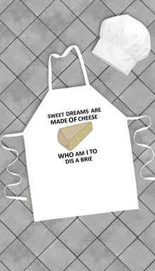 Sweet Dreams Are Made Of Cheese Funny Kitchen Apron