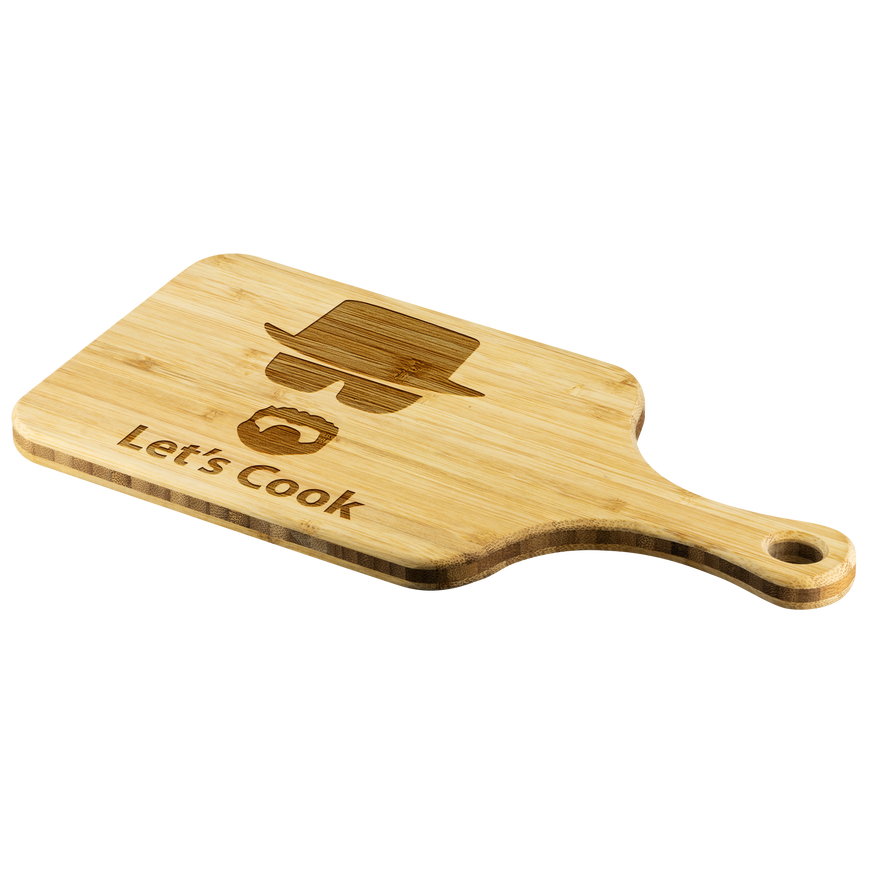 Let's Cook Heisenberg Funny Wood Cutting Board