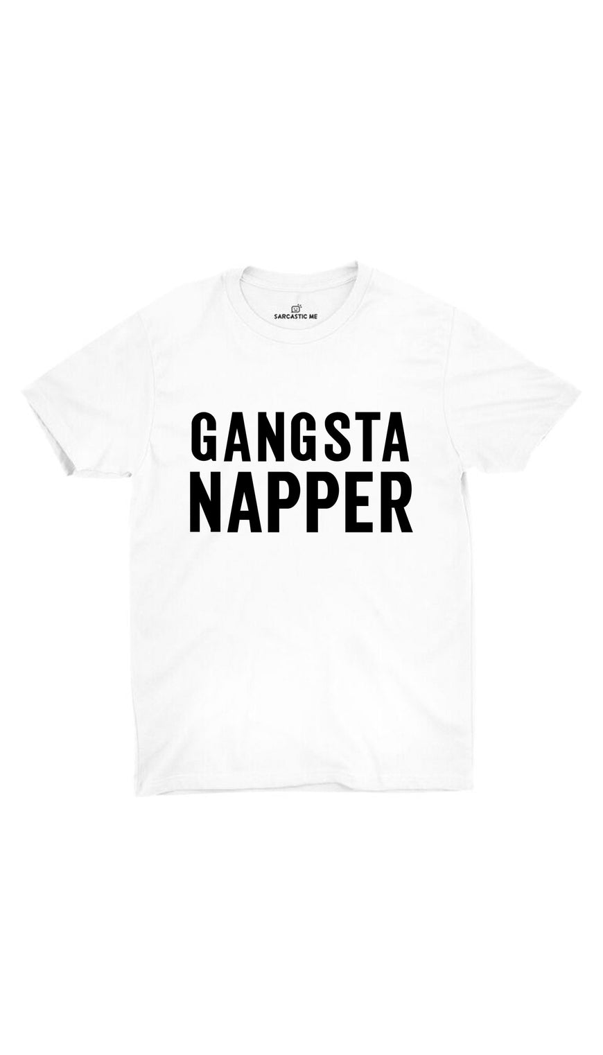 Gangsta Napper White Unisex T-shirt | Sarcastic ME