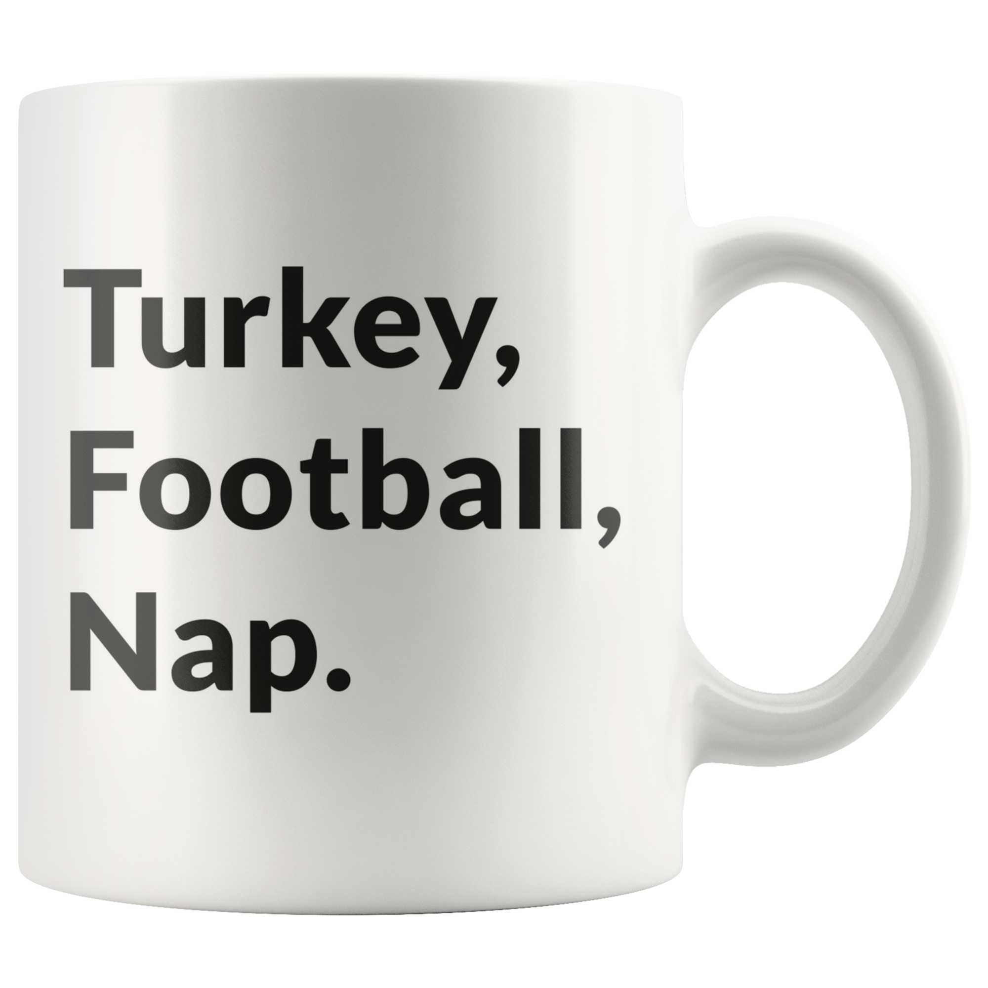 Turkey, Football, Nap Coffee Mug