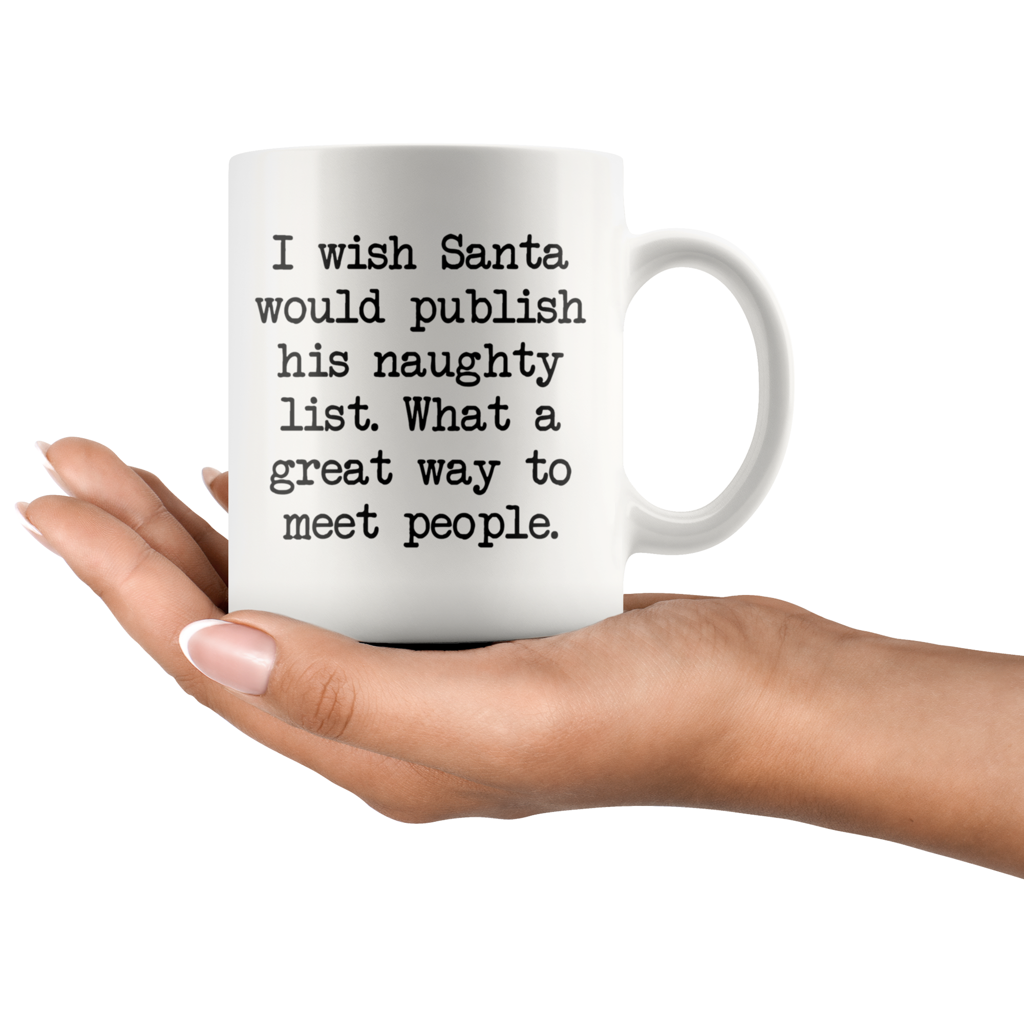 Santa's Naughty List Coffee Mug