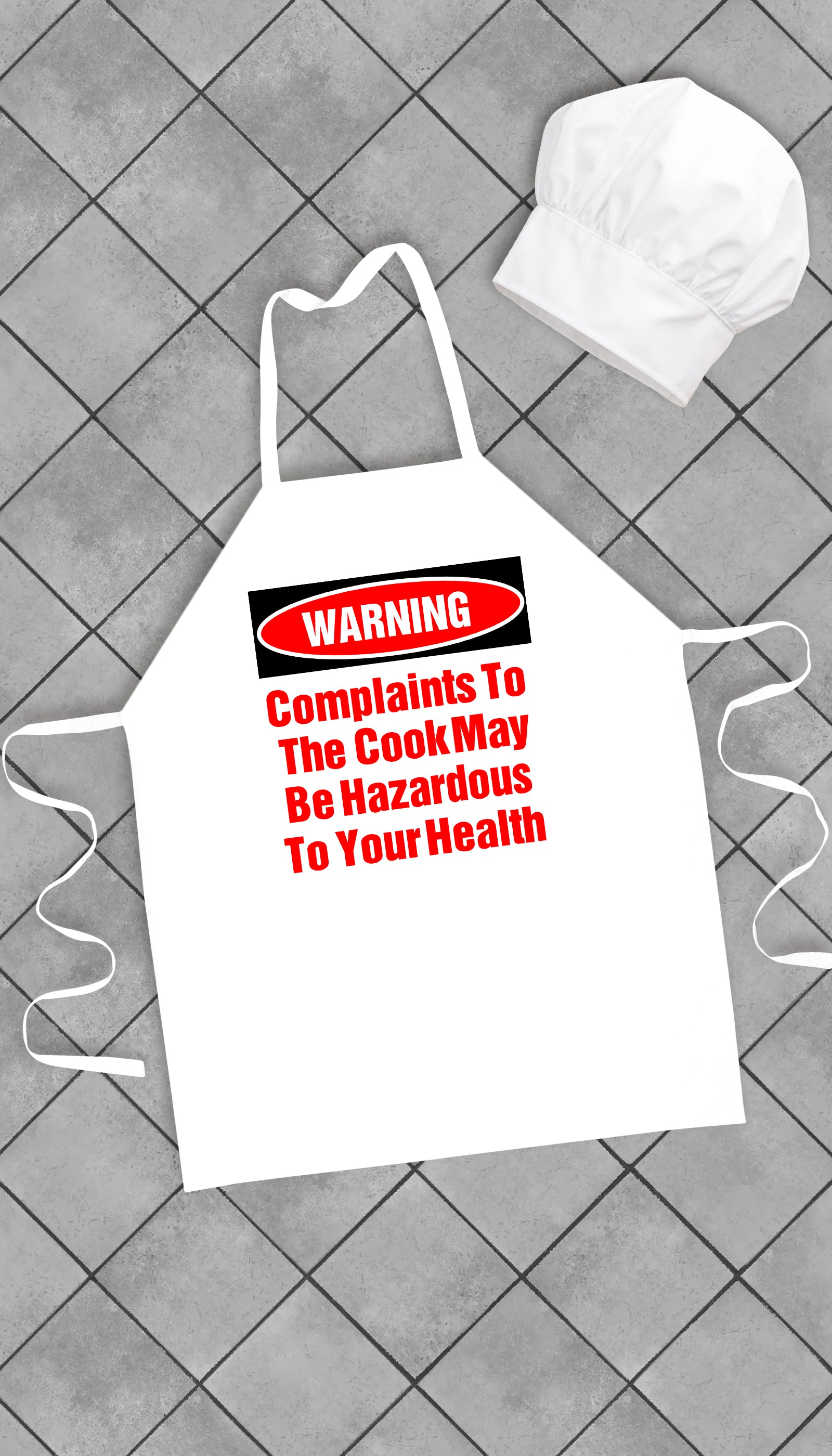 Warning Complaints To The Cook May Be Hazardous Funny Kitchen Apron | Sarcastic Me
