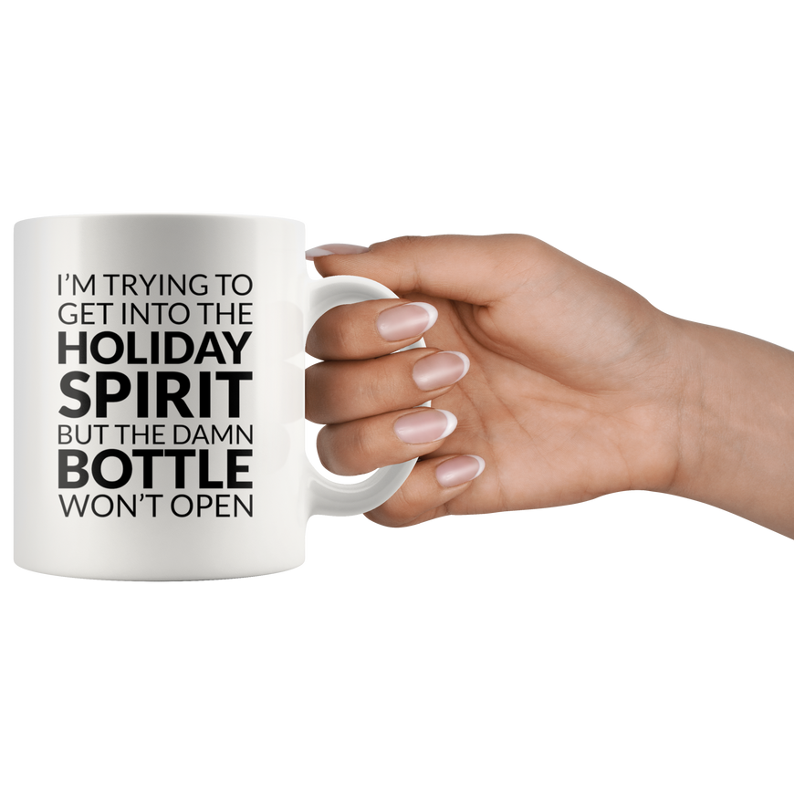 Trying To Get Into The Holiday Spirit Coffee Mug