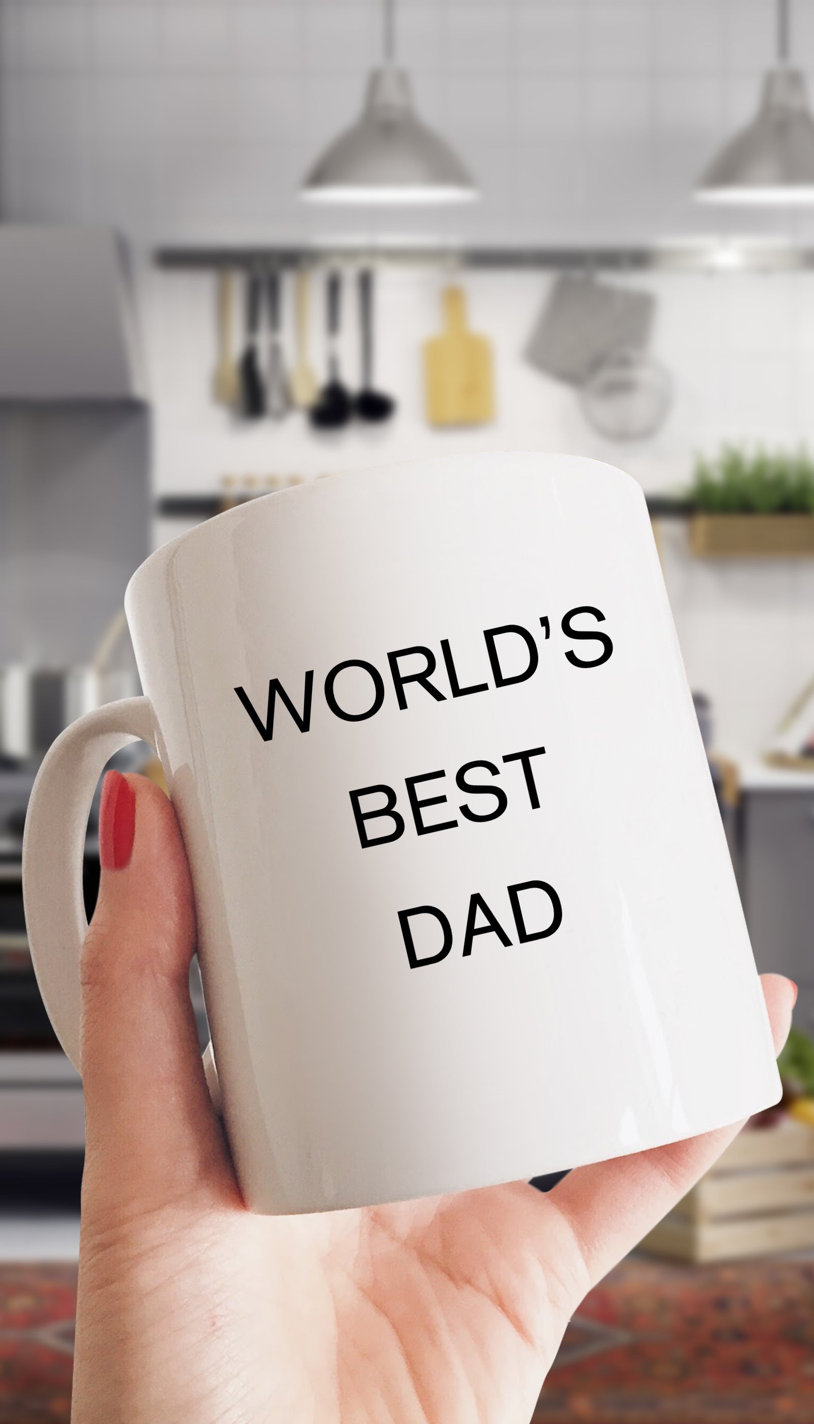World's Best Dad White Mug | Sarcastic Me