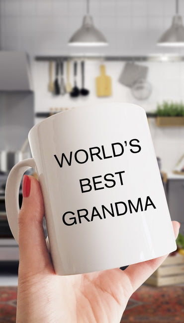 World's Best Grandma White Mug | Sarcastic Me