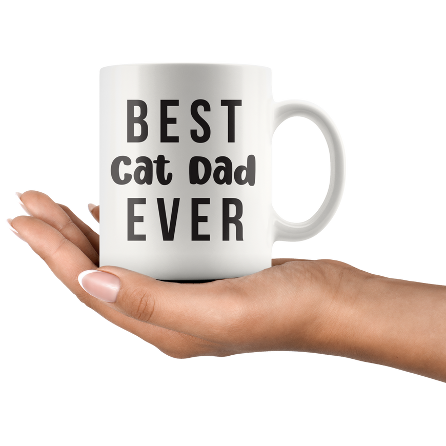 Best Cat Dad Ever Coffee Mug