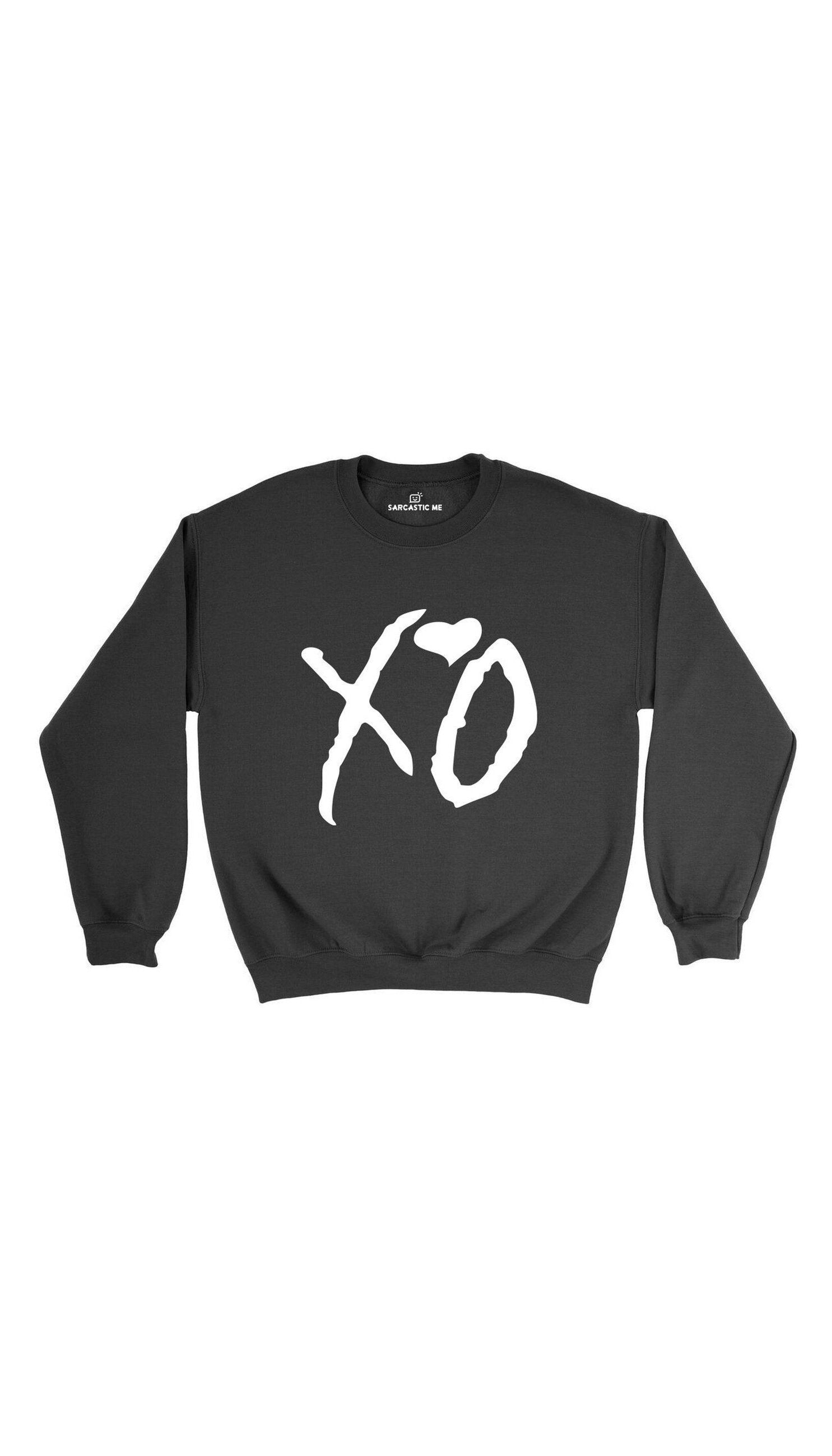 XO Black Unisex Pullover Sweatshirt | Sarcastic Me