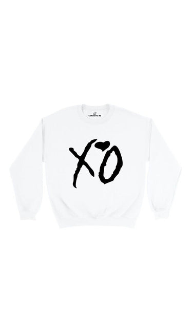 XO White Unisex Pullover Sweatshirt | Sarcastic Me