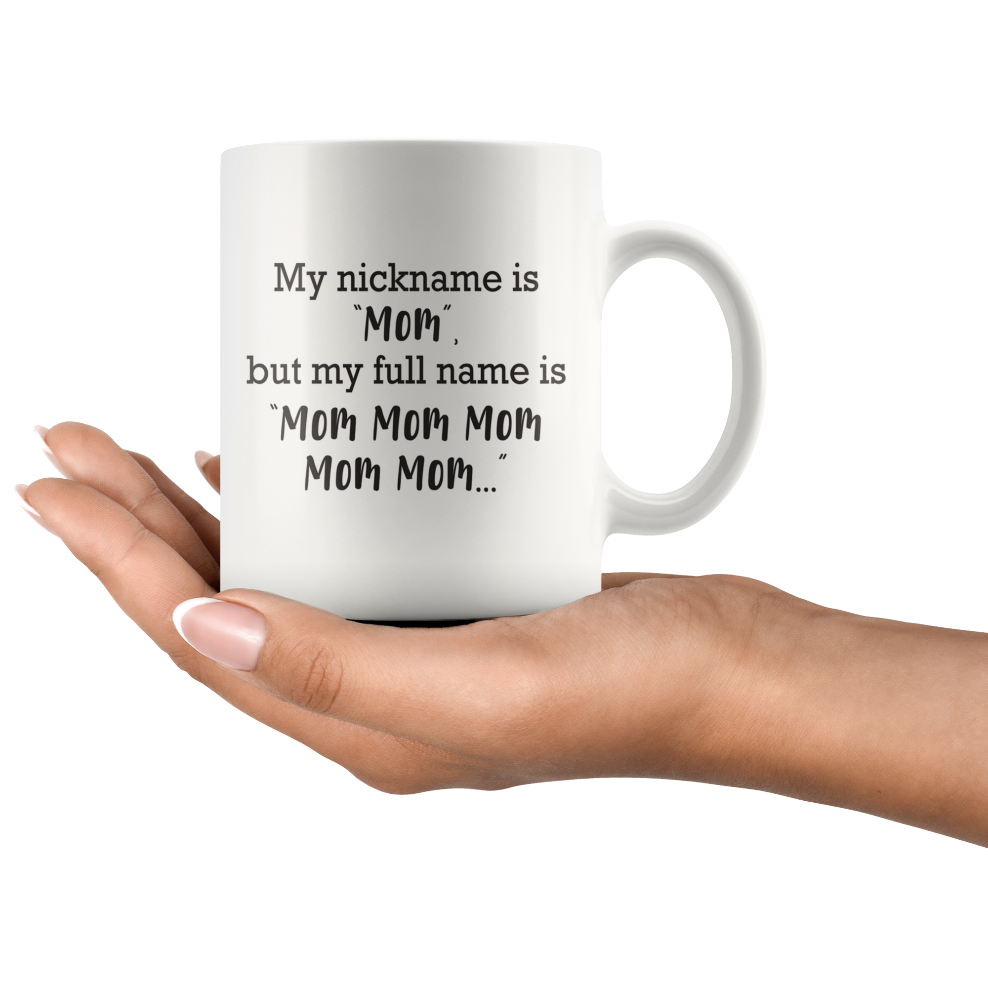 My Nickname is Mom Mug